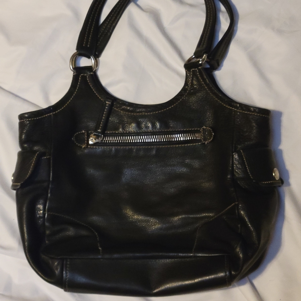 PRADA Vitello Daino Black Leather Shoulder Bag - Picture 3 of 12